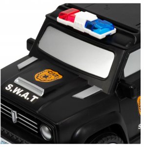 Sferazabawek Skarbonka Sejf Dla Dzieci Policja Swat Auto Samochód Na Hasło Pin Dźwięk 4