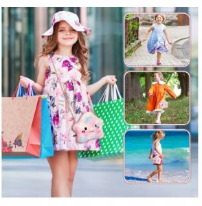 LeanToys Kosmetyczka Torebka Chmurka Dla Dziewczynki Z Kosmetykami Cienie Lakiery 2