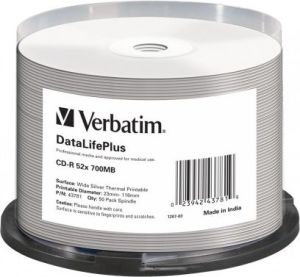 Verbatim CD-R 700 MB 52x 50 sztuk (43781) 1