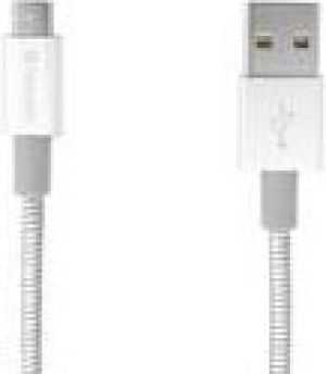Kabel USB Verbatim USB-A - microUSB 1 m Srebrny (48862) 1