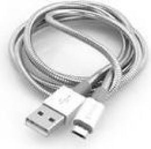 Kabel USB Verbatim USB-A - microUSB 1 m Srebrny (48862) 3