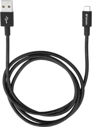 Kabel USB Verbatim USB-A - microUSB 1 m Czarny (48863) 3