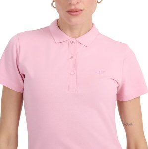 4f Koszulka damska polo 4F F365 jasny róż 56S XL 4FWMM00TPTSF365 4