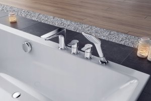 Wanna Excellent WAEX.PRY16WHS Pryzmat Slim prostokątna 160x75 cm biały połysk 2