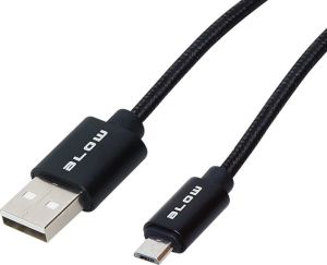 Kabel USB Blow USB-A - 2 m Czarny (66-112#) 1
