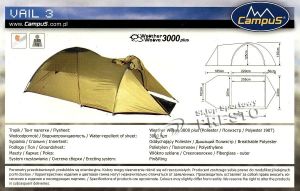 Namiot turystyczny Campus Namiot Vail 3 Campus wariant uniw - 5900787314404 4
