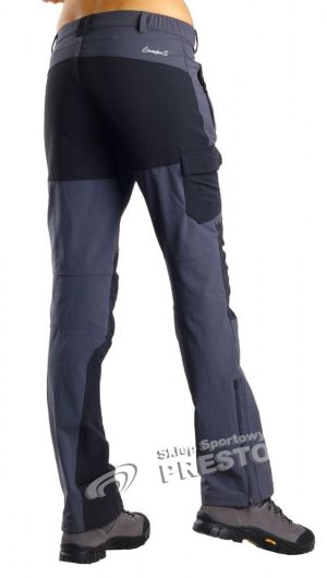 Campus Spodnie trekkingowe damskie Trekko Lady grafitowo-czarne r. XS 3