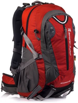 Plecak turystyczny Senterlan Plecak trekkingowy Adventure Outdoor 40 Senterlan czerwono-grafitowy uniw - 2000010870929 1