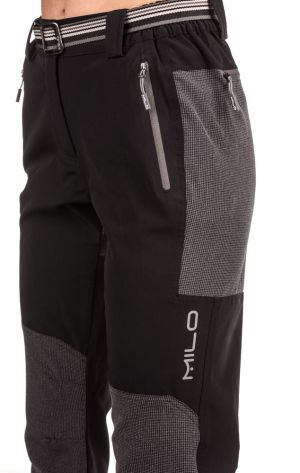 Milo Spodnie trekkingowe damskie Gabro czarne r. S 3