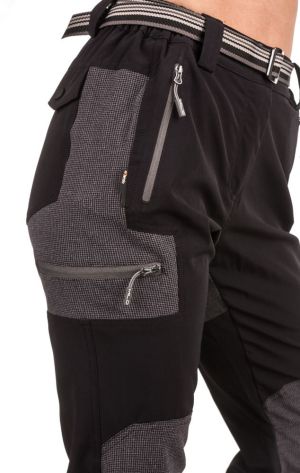 Milo Spodnie trekkingowe damskie Gabro czarne r. S 4