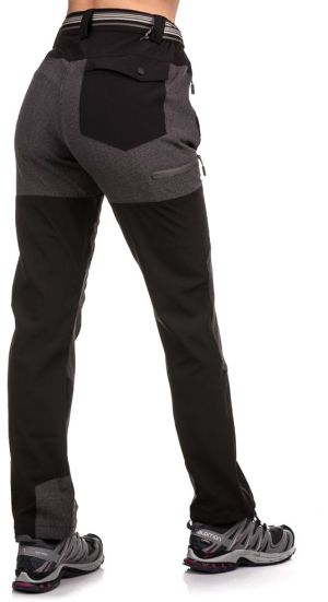 Milo Spodnie trekkingowe damskie Gabro czarne r. S 5