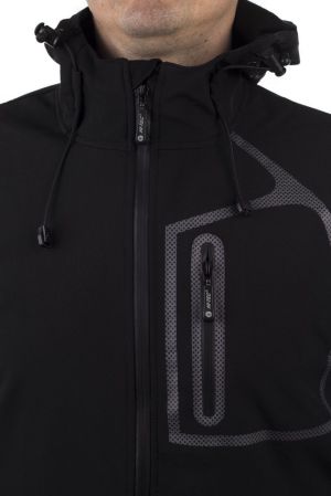 Kurtka męska Hi-Tec Kurtka męska Prince II Black/Black/Black r. S 4