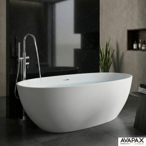 Bateria wannowa Avapax AVAPAX ABUL221121 ULTIMATE Bateria wannowa wolnostojąca z zestawem natryskowym, chrom 6