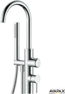 Bateria wannowa Avapax AVAPAX ABUL221121 ULTIMATE Bateria wannowa wolnostojąca z zestawem natryskowym, chrom 7