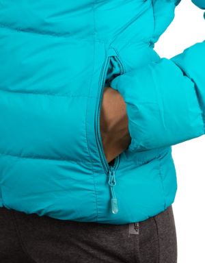 4f Kurtka zimowa puchowa damska T4Z16-KUD003 turkusowa r. XL 4