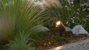 Steinel Oprawa ogrodowa wbijana SPOT GARDEN SC LED z czujnikiem 7,84W 363lm 1800-4000K RGBWW IP65 IK03 24V antracyt / aluminium 3