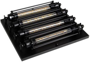 Lampa sufitowa Abigali Plafoniera Retro ABIGALI-KRN4E27 Abigali kwadratowa do kuchni czarna 3