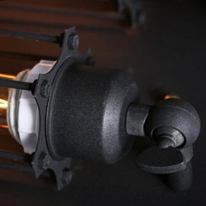 Lampa sufitowa Abigali Plafoniera Retro ABIGALI-KRN4E27 Abigali kwadratowa do kuchni czarna 5