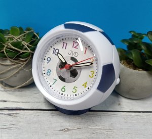 JVD Budzik piłka nożna SRP9001.2 9 cm drzemka podświetlenie cichy chód . 2