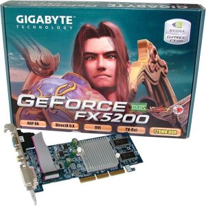 Karta graficzna Gigabyte GeForce FX5200 128MB GVN52128DS 4