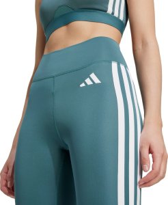 Adidas Legginsy damskie adidas Optime Essentials 3-Stripes 7/8 zielone JY2152 L 4
