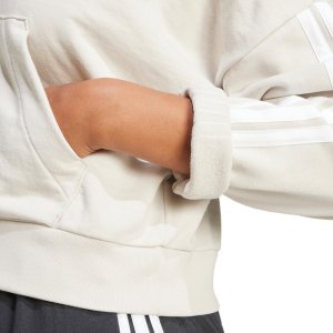 Adidas Bluza damska adidas Essentials 3-Stripes French Terry Quarter-Zip Hoodie beżowa JN1958 2XL 6