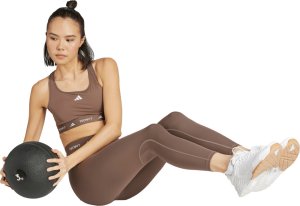 Adidas Legginsy damskie adidas Techfit 7/8 brązowe JW5181 S 6