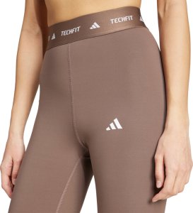 Adidas Legginsy damskie adidas Techfit 7/8 brązowe JW5181 XS 4