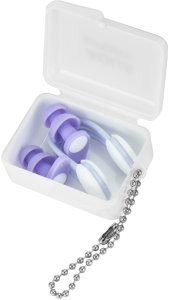 Aqua-Sport zestaw klips na nos zatyczki do uszu AquaCalm purple AS3153 6