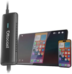 Radio samochodowe Ottocast Bezprzewodowy Adapter Samochodowy Ottocast Mirror Touch dla Apple CarPlay 2