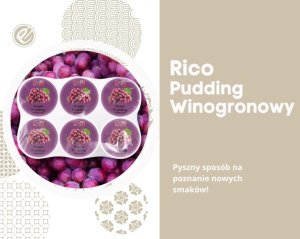 Rico Rico Grape Pudding deser o smaku winogronowym 6x65g 3