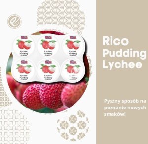 Rico Lychee Pudding deser liczi w wodzie kokosowej 6x65g 3