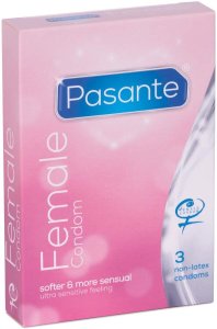 RDE Group LLP PASANTE_Internal Condom nielateksowe prezerwatywy dla kobiet 3 sztuki 2