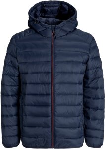 Kurtka męska Jack & Jones Jack&Jones męska kurtka puchowa JJEBRADLEY LIGHT PUFFER HOOD NOOS 12280970 SKY CAPTAIN L 2