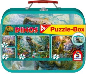 Schmidt Spiele Puzzle-Box - Dinozaury (56495) 1
