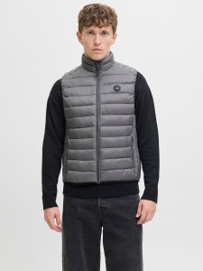 Jack & Jones Jack&Jones męska kamizelka bezrękawnik JJEBRADLEY LIGHT BODYWARMER COLLAR NOO 12280973 CASTLEROCK 2XL 2