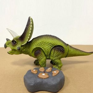 Woopie DINOZAUR ZDALNIE STEROWANY RC ROBOT TRICERATOPS DLA DZIECI KREATYWNY INTERAKTYWNY 3