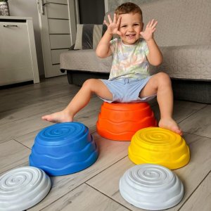 Woopie WOOPIE Kamienie Balansujące Sensoryczne Trening Równowagi 5 szt 2