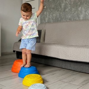 Woopie WOOPIE Kamienie Balansujące Sensoryczne Trening Równowagi 5 szt 3