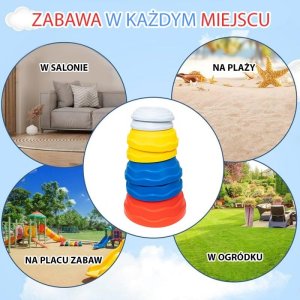 Woopie WOOPIE Kamienie Balansujące Sensoryczne Trening Równowagi 5 szt 6