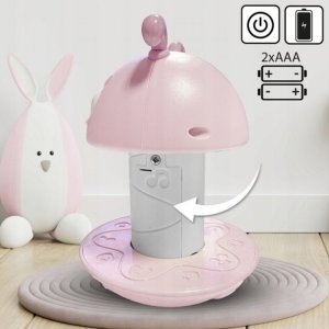 Woopie WOOPIE Baby Wańka Wstańka Zabawka Sensoryczna 2w1 Grzechotka Gryzak Różowa 6