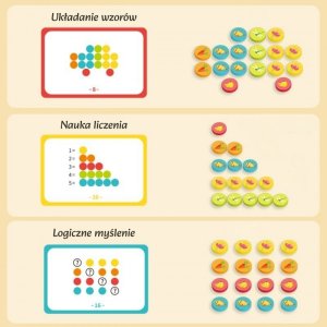 Woopie WOOPIE Gra Logiczna Edukacyjna Sorter Klasyfikacja Kolorów 4