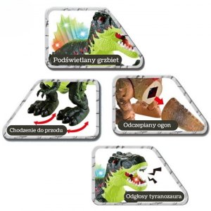 Woopie WOOPIE Chodzący Dinozaur Tyrannosaurus Rex Efekty Świetlne i Dźwiękowe 4