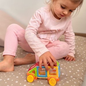 Woopie WOOPIE Klocki Magnetyczne Pojazd Mini Budowle STEAM 22el. 6