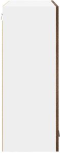 vidaXL vidaXL Szafka wisząca z drzwiami Riga Dąb wędzony 80 x 31 x 80 cm 7