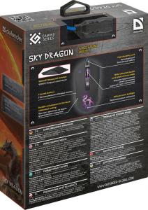 Mysz Defender Sky Dragon GM-090L + Podkładka  (52090) 5