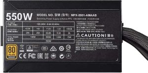 Zasilacz Cooler Master MasterWatt 550W (MPX-5501-AMAAB-EU) 9