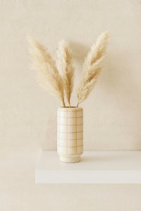 Edelman Wazon ceramiczny ecru 32,5x14 cm minimalistyczny w stylu skandynawskim 2