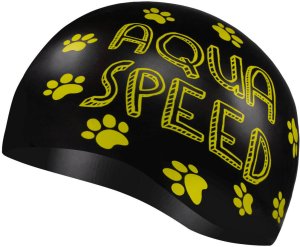 Aqua-Speed AQUA SPEED CZEPEK PŁYWACKI JUNIOR KIDDIE CAT BLACK KOL.07 4