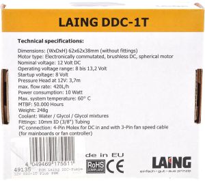 Laing Pompa DDC-1T 12V, Plus PWM (49135) 5